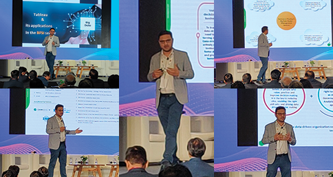 Mr. Abhi Datt (CTO & MD, Taashee Linux Services) addressing the audience at the FINNOVITI 2022 Conference